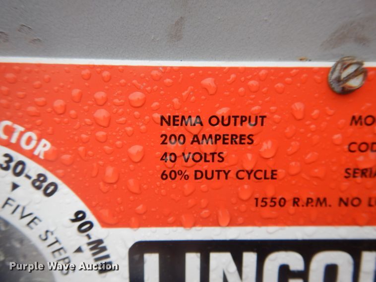 image for item DJ1058 1969 Lincoln Redface SA200 welder