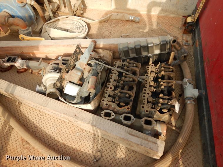 image for item DJ6505 1993 Mack RD688S  flatbed truck with fluid mixing system