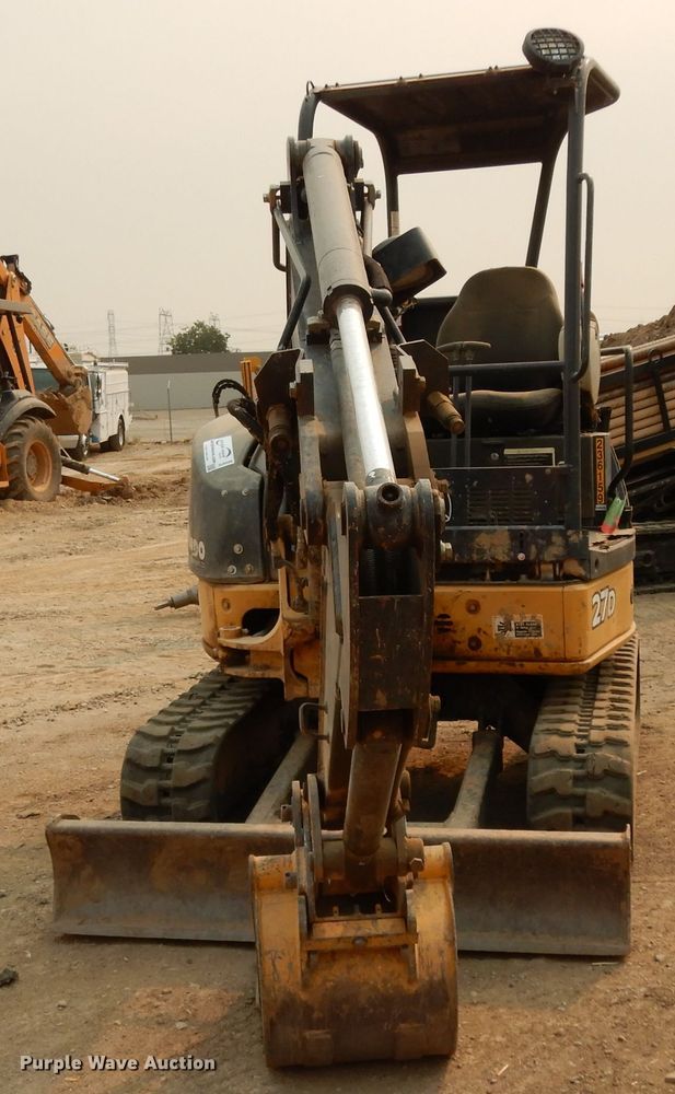 image for item DJ6508 2011 John Deere 27D  mini excavator