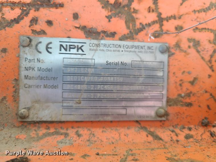 image for item DY9941 NPK GH-3 breaker