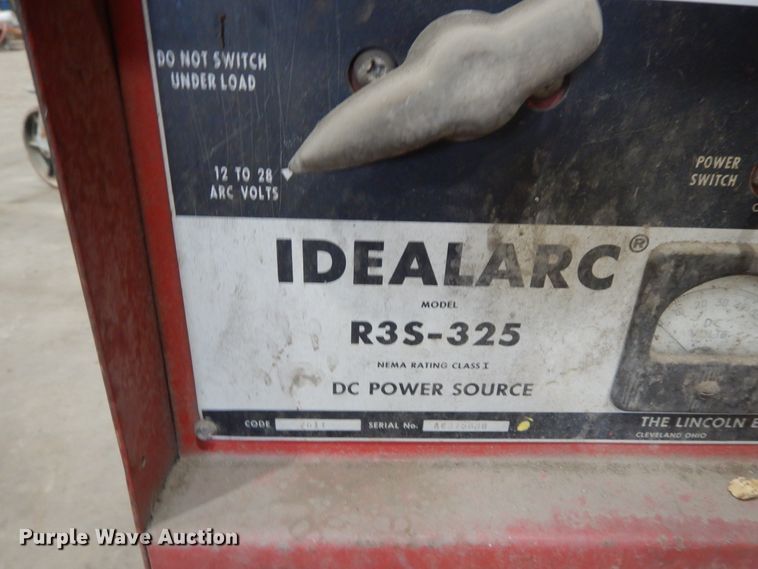 image for item FR9027 (2) Lincoln Idealarc R3S-325 welders
