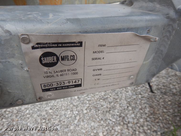 image for item FR9039 2005 Sauber 1502 pole dolly trailer