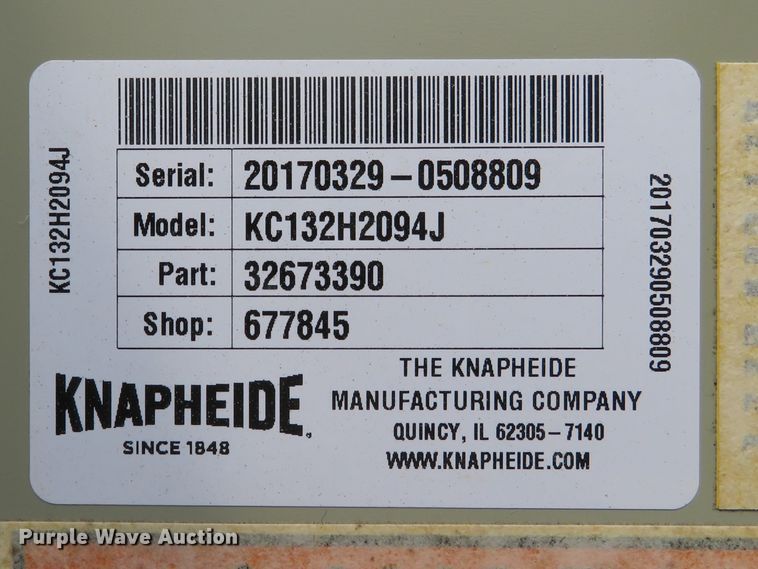 image for item GI9208 2018 Knapheide KC132H2094J KUV bed