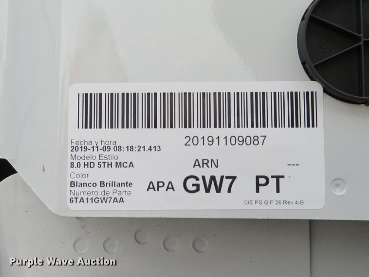 image for item GI9209 2019 Dodge Ram pickup truck bed