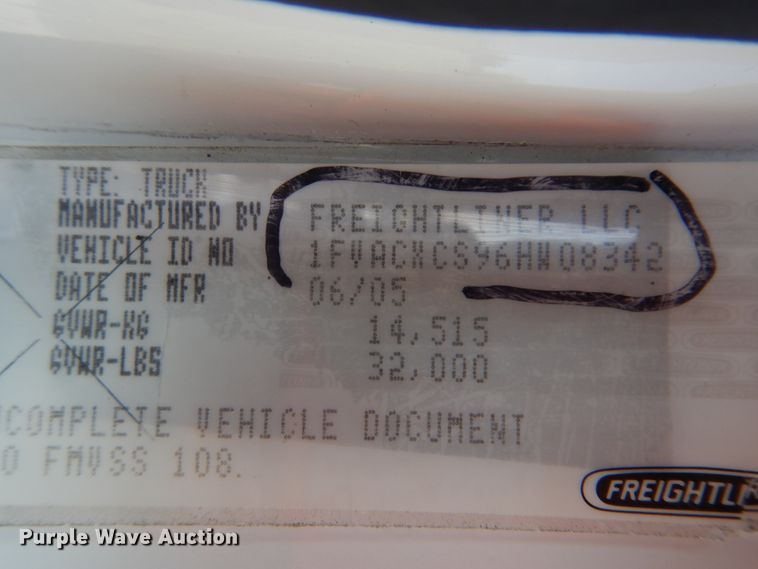 image for item GM9158 2006 Freightliner Business Class M2  box truck