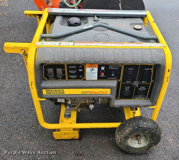 image for item GO9318 Wacker GP5600 generator
