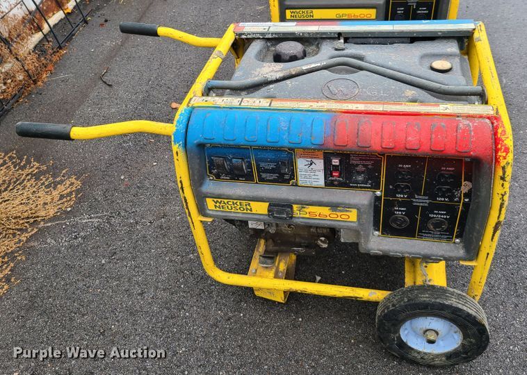 image for item GO9319 Wacker GP5600 generator