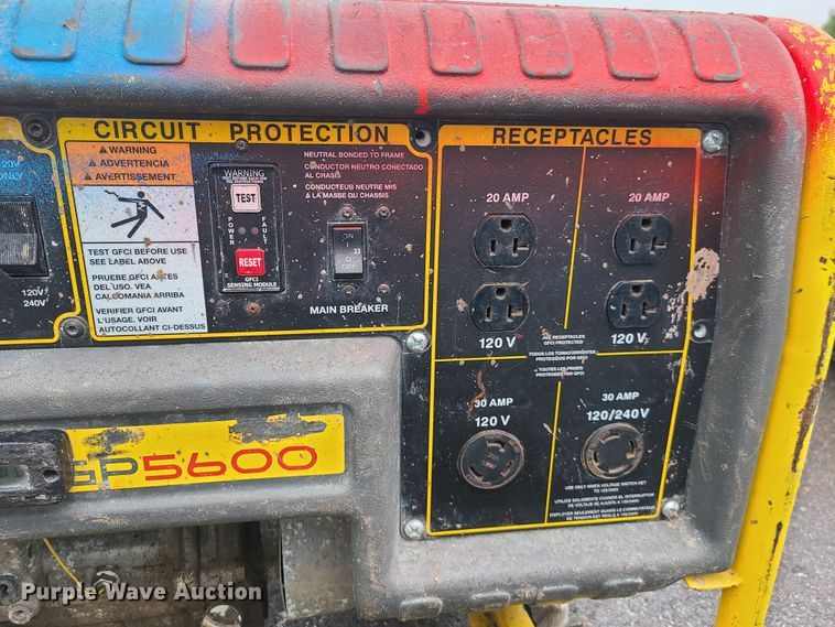 image for item GO9319 Wacker GP5600 generator