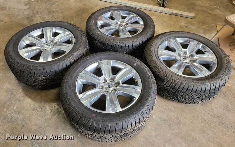 image for item GO9331 Ford F150 pickup truck tires and wheels