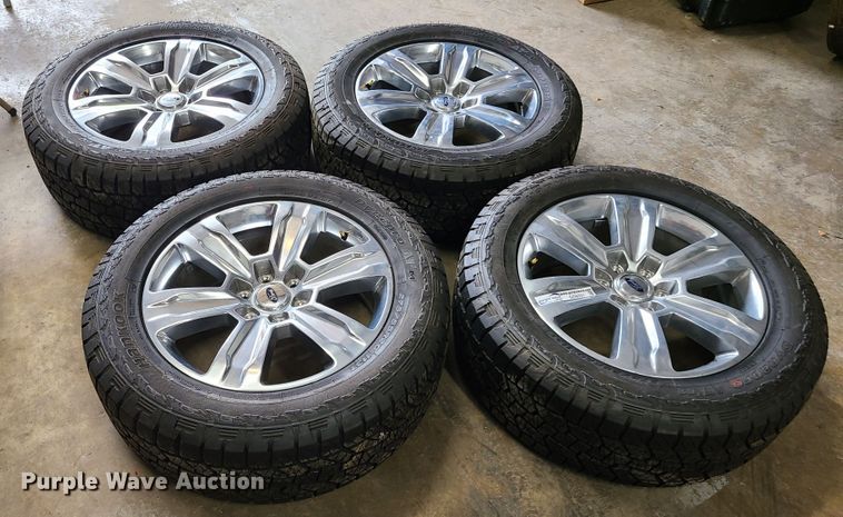 image for item GO9331 Ford F150 pickup truck tires and wheels