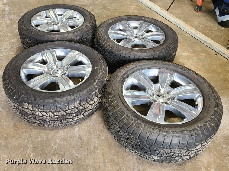 image for item GO9331 Ford F150 pickup truck tires and wheels