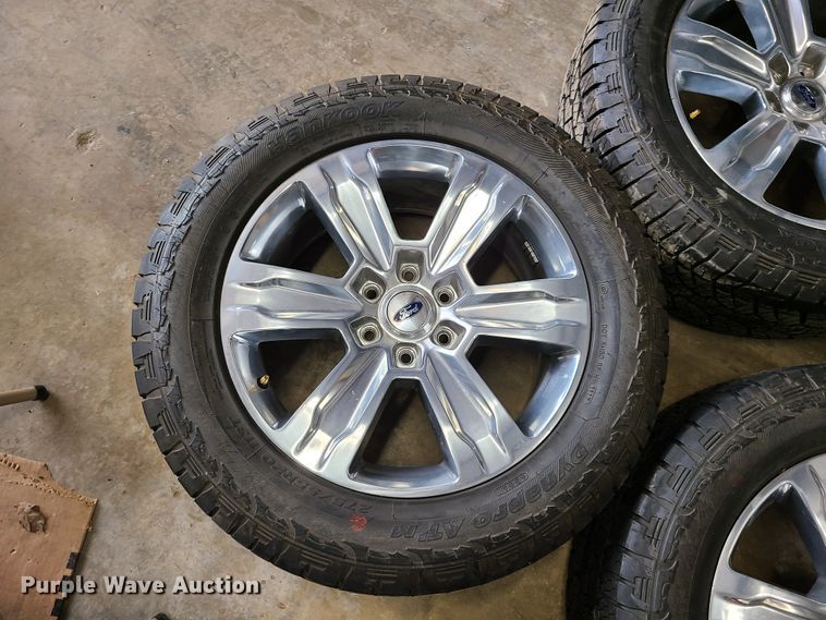 image for item GO9331 Ford F150 pickup truck tires and wheels