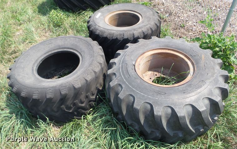 image for item GX9207 (3) Goodyear 48x25.00-20 tires