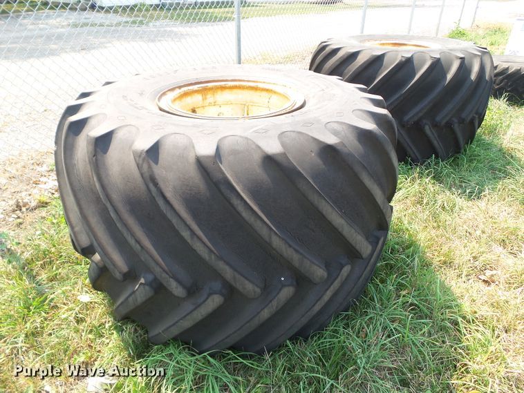 image for item GX9208 (2) Goodyear 66x43.00-25NHS tires