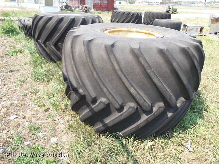 image for item GX9208 (2) Goodyear 66x43.00-25NHS tires