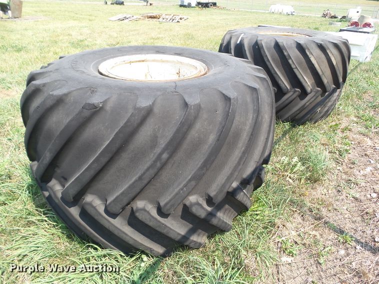 image for item GX9208 (2) Goodyear 66x43.00-25NHS tires
