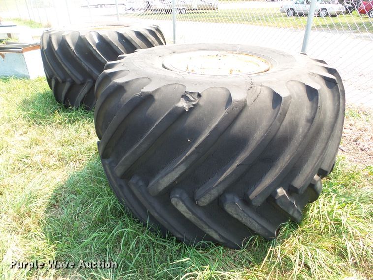 image for item GX9208 (2) Goodyear 66x43.00-25NHS tires