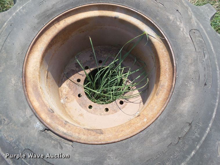 image for item GX9208 (2) Goodyear 66x43.00-25NHS tires