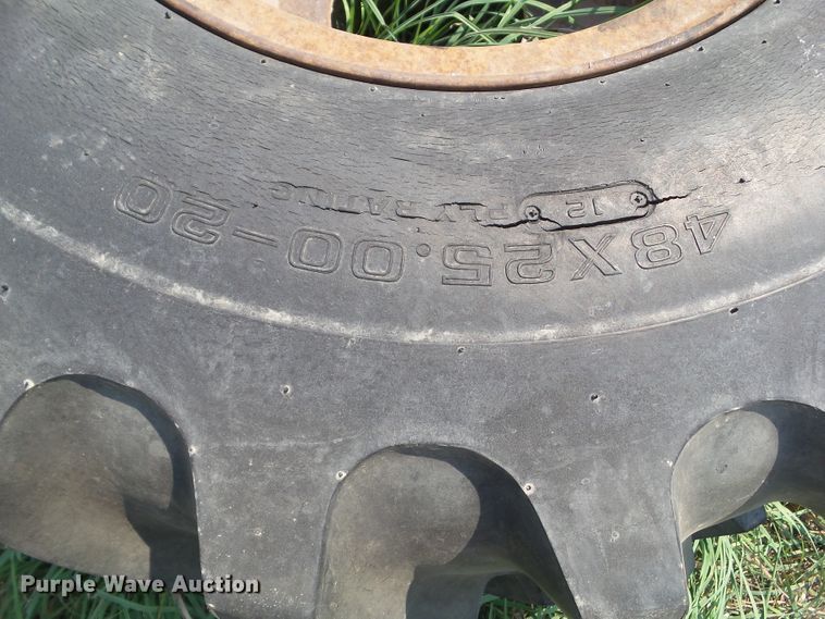 image for item GX9208 (2) Goodyear 66x43.00-25NHS tires