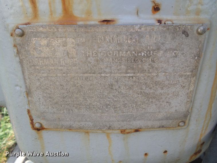 image for item GX9219 Gorman Rupp pump