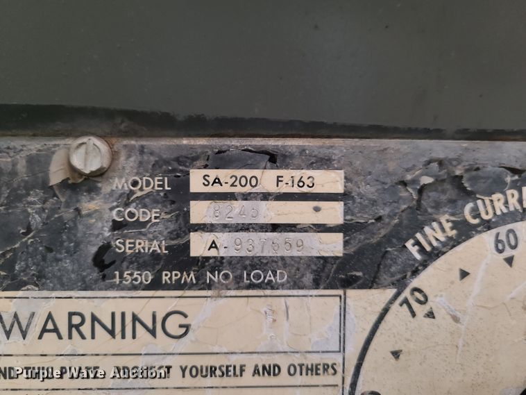 image for item GY9626 Lincoln Shield Arc SA200 arc welder