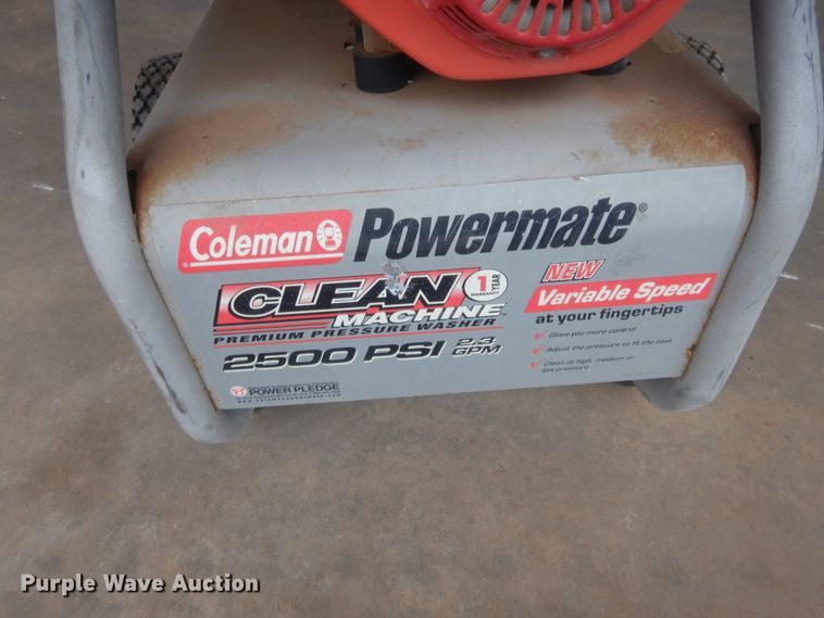 image for item HB9483 Coleman Powermate pressure washer