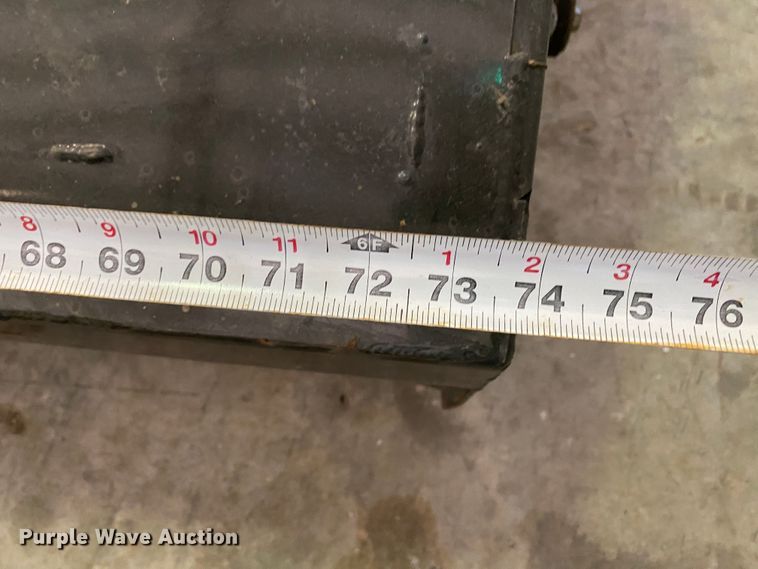 image for item HE9766 Quick Attach skid steer landscape rake