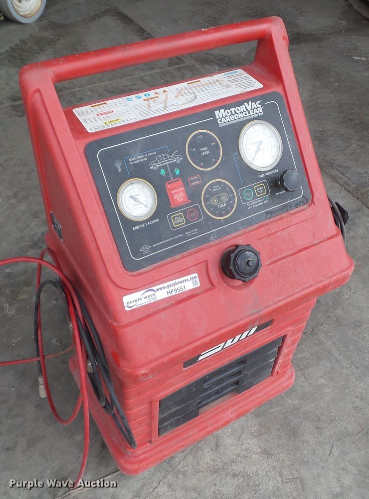 image for item HF9551 Sun Electric Motor Vac EEFS100B Carbon Clean fuel system service system