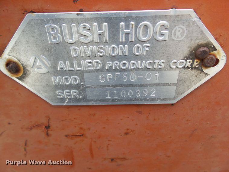 image for item HF9564 Bush Hog GPF50-01 flail mower