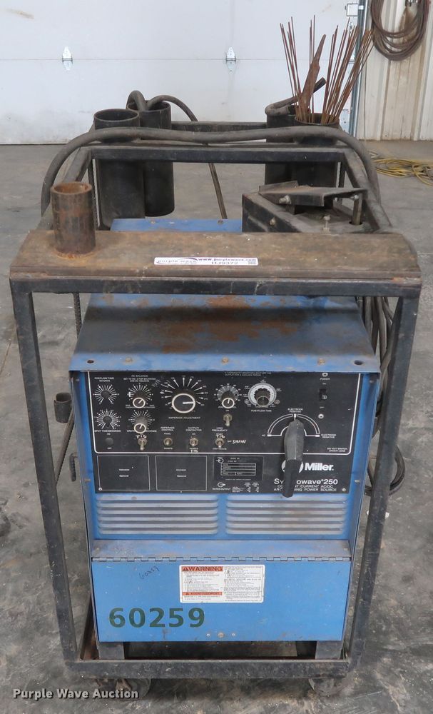 image for item HJ9372 Miller Syncrowave 250 constant current AC/DC arc welder