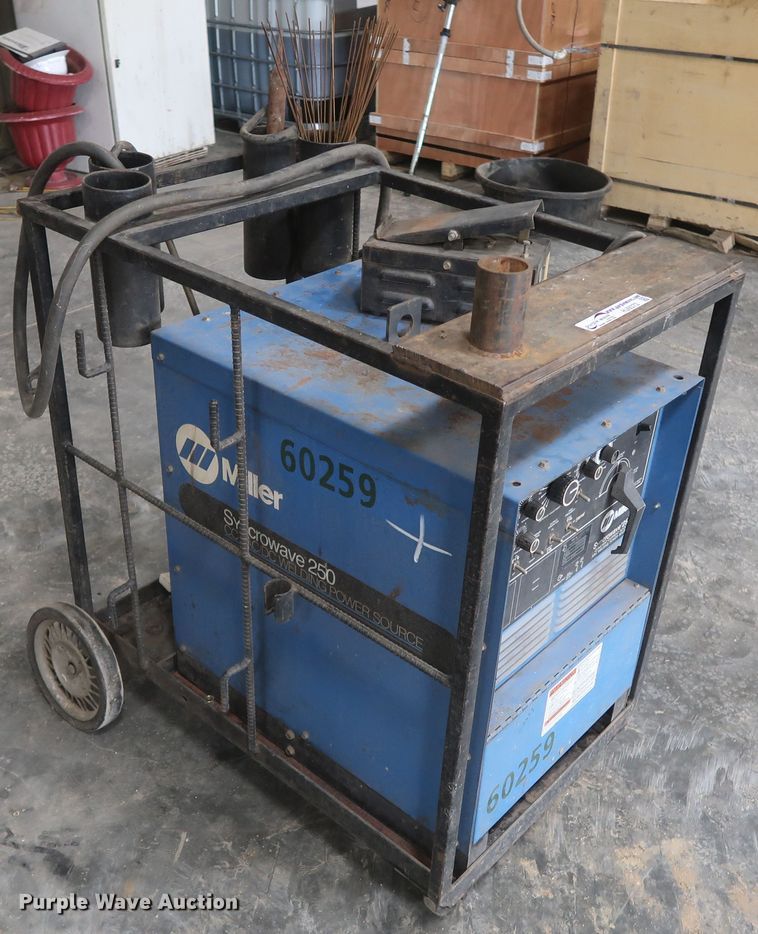 image for item HJ9372 Miller Syncrowave 250 constant current AC/DC arc welder