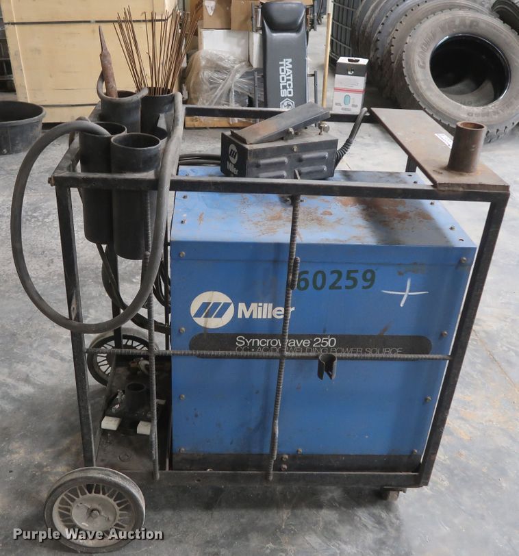image for item HJ9372 Miller Syncrowave 250 constant current AC/DC arc welder