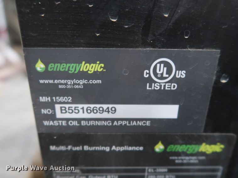 image for item HJ9389 Energy Logic EL-350H waste oil heater
