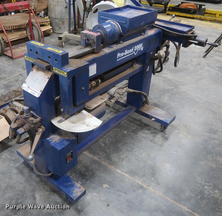 image for item HJ9390 Bend-Pak Pro-Bend 2000 pipe bender