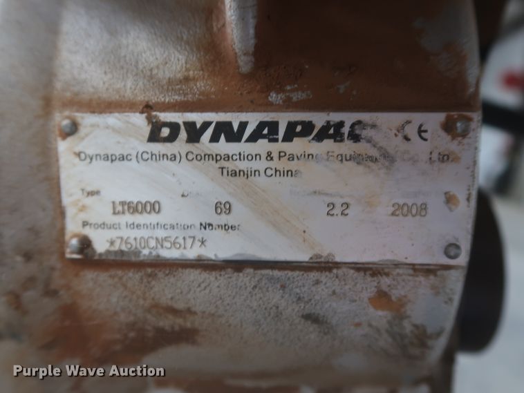 image for item HJ9395 Dynapac LT6000 plate compactor