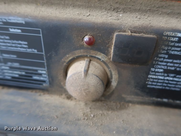 image for item HJ9396 Dayton 3VE51G oil-fired heater