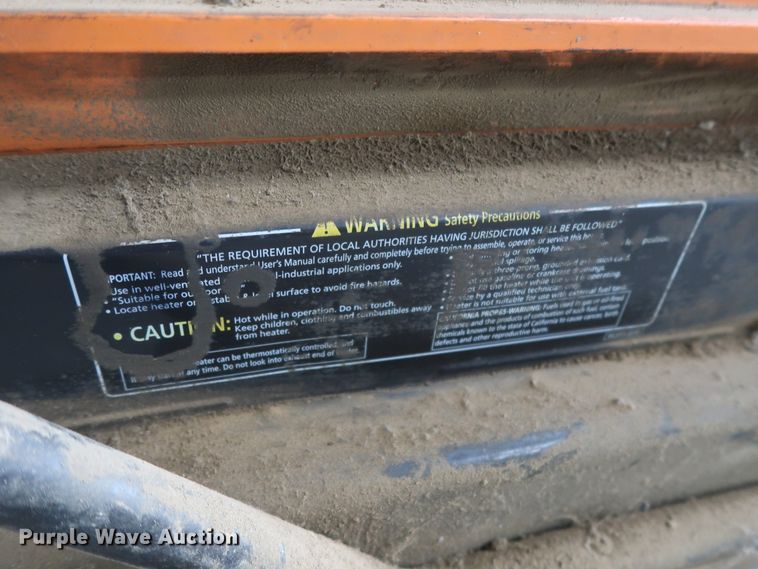 image for item HJ9396 Dayton 3VE51G oil-fired heater