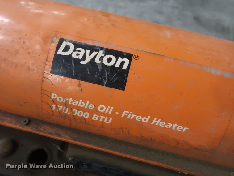 image for item HJ9396 Dayton 3VE51G oil-fired heater