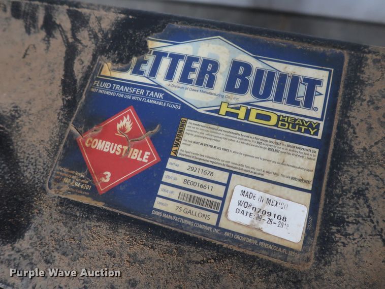 image for item HJ9397 Better Built 29211676 auxiliary fuel tank