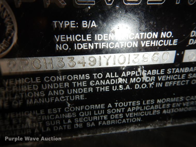 image for item HJ9622 2000 Prevost H3-45  coach bus