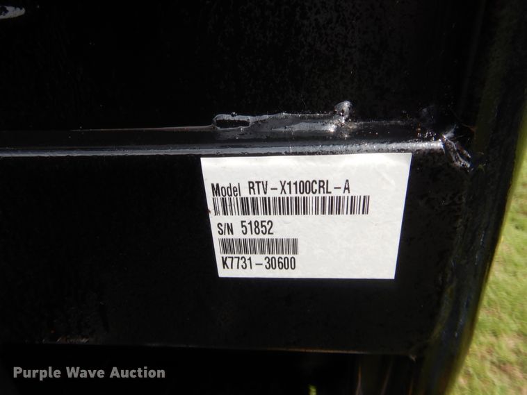 image for item HW9254 2019 Kubota RTV-1100C  utility vehicle