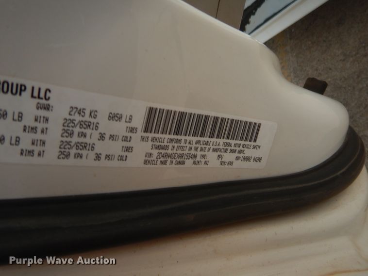 image for item HW9268 2010 Dodge Grand Caravan  van