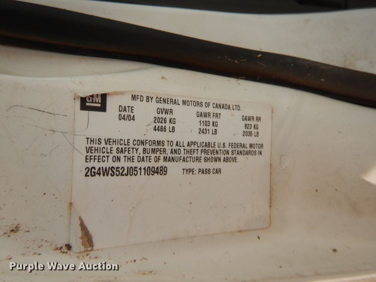 image for item HW9279 2005 Buick Century