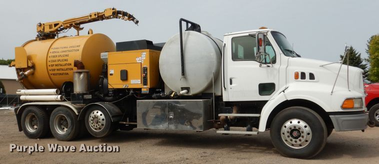 image for item AF9974 2000 Sterling A-Line  truck with 2014 McLaughlin vacuum excavator