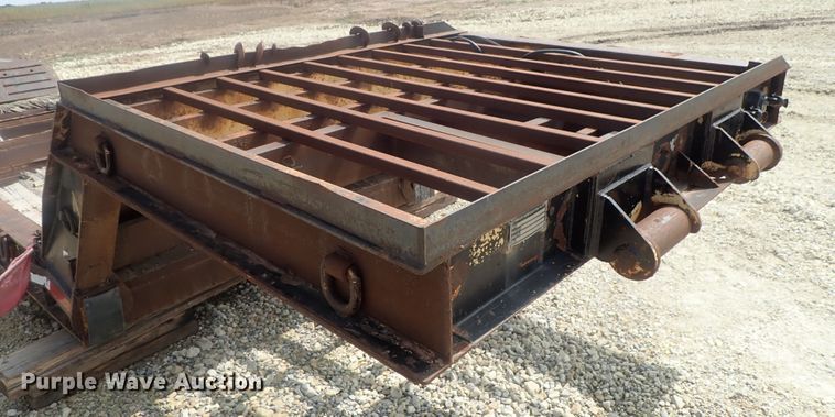 image for item DC3318 1975 Dakota 1755DC8 lowboy equipment trailer