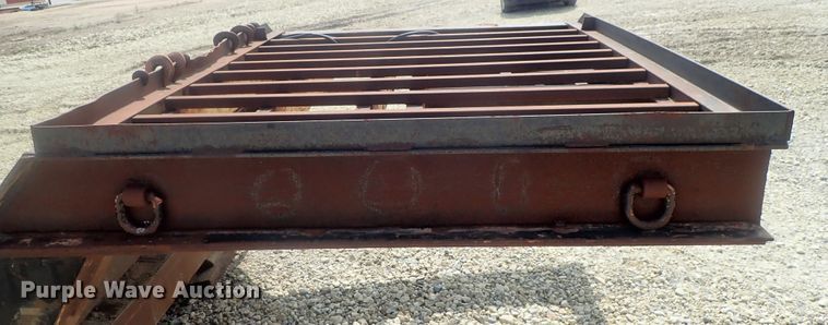 image for item DC3318 1975 Dakota 1755DC8 lowboy equipment trailer