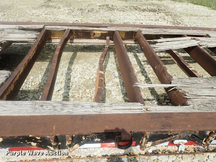 image for item DC3318 1975 Dakota 1755DC8 lowboy equipment trailer