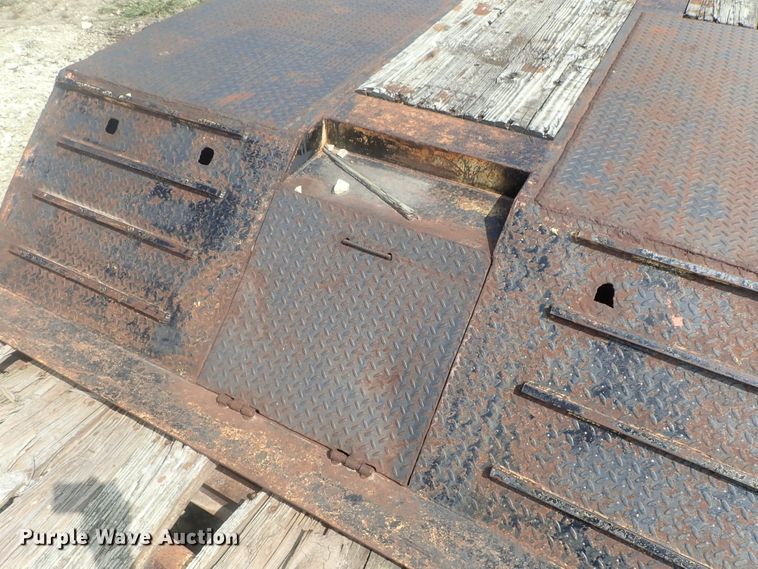 image for item DC3318 1975 Dakota 1755DC8 lowboy equipment trailer