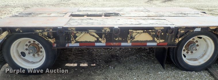 image for item DC3318 1975 Dakota 1755DC8 lowboy equipment trailer