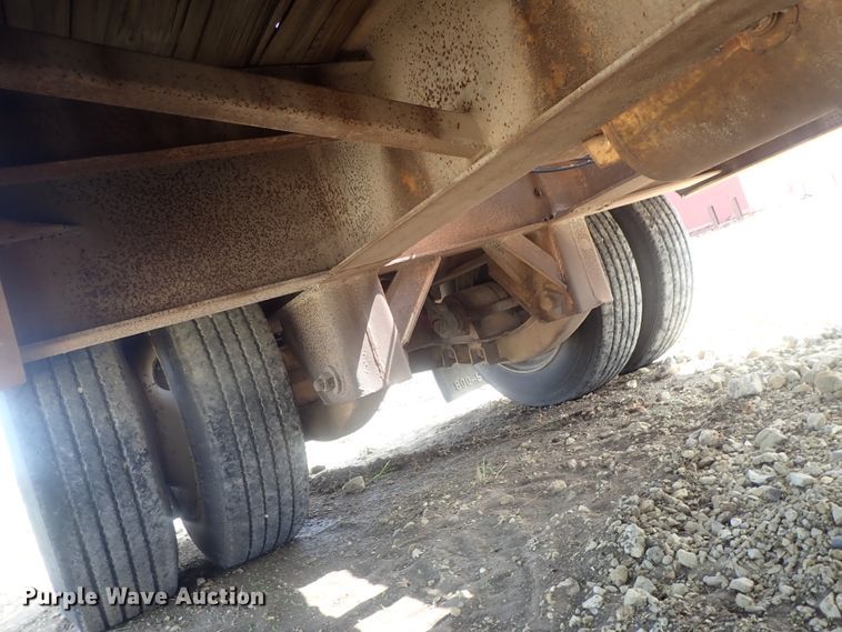 image for item DC3318 1975 Dakota 1755DC8 lowboy equipment trailer